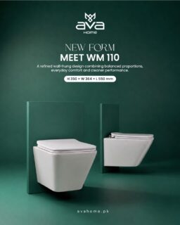 ✨ Introducing the All-New WM 110 by AVA Home

Modern Design. Effortless Hygiene.

Experience the perfect blend of elegance, comfort, and innovation with the WM 110 Wall Hung Toilet by AVA Home. Designed for contemporary living, it combines sleek aesthetics with outstanding functionality to enhance every modern bathroom.

Its minimalist wall-hung design creates a spacious, clutter-free look while making floor cleaning effortless. Crafted from premium-quality ceramic, the WM 110 offers exceptional durability, superior hygiene, and reliable performance for years to come.

✨ Elegant Wall-Hung Design
✨ Premium Ceramic Construction
✨ Space-Saving Modern Profile
✨ Easy-to-Clean & Hygienic
✨ Durable, Stylish & Long-Lasting

Whether you're designing a new home, renovating your bathroom, or furnishing a commercial space, the WM 110 delivers the perfect combination of style, quality, and performance.

Upgrade your bathroom with AVA Home—where modern design meets everyday comfort.

📲 Inquiry / WhatsApp: 0325-0000211
🌐 Visit: www.avahome.pk

#AVAHome #WM110 #WallHungToilet #WallMountedToilet #ModernBathroom #LuxuryBathroom #BathroomDesign #BathroomRenovation #BathroomInterior #SanitaryWare #CeramicToilet #BathroomFixtures #PremiumQuality #HomeImprovement #InteriorDesign #LuxuryLiving #ModernHomes #Architects #Builders #Contractors #BathroomSolutions #ContemporaryDesign #BathroomInspiration #Pakistan #BathroomAccessories