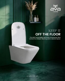 ✨ Introducing the All-New WM 110 by AVA Home

Modern Design. Effortless Hygiene.

Experience the perfect blend of elegance, comfort, and innovation with the WM 110 Wall Hung Toilet by AVA Home. Designed for contemporary living, it combines sleek aesthetics with outstanding functionality to enhance every modern bathroom.

Its minimalist wall-hung design creates a spacious, clutter-free look while making floor cleaning effortless. Crafted from premium-quality ceramic, the WM 110 offers exceptional durability, superior hygiene, and reliable performance for years to come.

✨ Elegant Wall-Hung Design
✨ Premium Ceramic Construction
✨ Space-Saving Modern Profile
✨ Easy-to-Clean & Hygienic
✨ Durable, Stylish & Long-Lasting

Whether you're designing a new home, renovating your bathroom, or furnishing a commercial space, the WM 110 delivers the perfect combination of style, quality, and performance.

Upgrade your bathroom with AVA Home—where modern design meets everyday comfort.

📲 Inquiry / WhatsApp: 0325-0000211
🌐 Visit: www.avahome.pk

#AVAHome #WM110 #WallHungToilet #WallMountedToilet #ModernBathroom #LuxuryBathroom #BathroomDesign #BathroomRenovation #BathroomInterior #SanitaryWare #CeramicToilet #BathroomFixtures #PremiumQuality #HomeImprovement #InteriorDesign #LuxuryLiving #ModernHomes #Architects #Builders #Contractors #BathroomSolutions #ContemporaryDesign #BathroomInspiration #Pakistan #BathroomAccessories