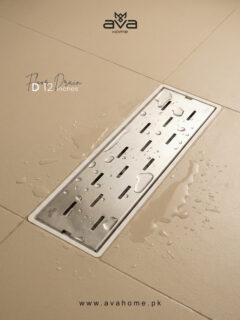 Floor Drain D12
Engineered for flawless, high-performance drainage in any space.

📏 Available Sizes: 6"x6" | 12" | 18" | 24"
Drain Options: Center or Side outlet
Finishes: Black | Grey | Ivory | White

#AvaHome #AvaHomeSanitary #AvaHomeBathroom #LuxuryBathrooms #ModernBathroomDesign #FlushInStyle #ConcealedTank #LuxuryDrainage #DesignerDrains #SeatCoverStyle #SmartFlush #EveryDetailMatters #EverydayElegance #MinimalLuxury #TimelessDesign #BathroomGoals #LuxuryThatLasts

......

📲 Inquiry / WhatsApp: 03250000211
www.avahome.pk