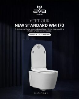✨ Introducing the All-New WM 170 by AVA Home

A New Standard in Modern Bathroom Design.

Experience the perfect combination of contemporary aesthetics, comfort, and reliable performance with the WM 170 Wall Hung Toilet by AVA Home. Designed for modern bathrooms, its sleek wall-hung profile creates a clean, spacious appearance while adding a sophisticated touch to your interior.

Crafted with premium-quality ceramic, the WM 170 is designed for durability, easy maintenance, and everyday comfort—making it an ideal choice for residential and commercial spaces.

✨ Elegant Wall-Hung Design
✨ Premium Ceramic Construction
✨ Modern & Space-Saving Profile
✨ Easy-to-Clean Surface
✨ Durable & Long-Lasting Performance

Upgrade your bathroom with AVA Home — where modern design meets lasting performance.

📲 Inquiry / WhatsApp: 0325-0000211
🌐 Visit: www.avahome.pk

#AVAHome #WM170 #WallHungToilet #WallMountedToilet #ModernBathroom #LuxuryBathroom #BathroomDesign #BathroomRenovation #BathroomInterior #SanitaryWare #CeramicToilet #BathroomFixtures #PremiumQuality #ModernHomes #InteriorDesign #LuxuryLiving #BathroomSolutions #ContemporaryBathroom #BathroomInspiration #HomeImprovement #Architects #Builders #Contractors #ConstructionPakistan #Pakistan