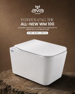 WM 100 by AVA Home | Redefining Modern Bathroom Elegance

Bring a sophisticated touch to your bathroom with the WM 100 Wall Hung Toilet by AVA Home—designed to combine contemporary aesthetics, everyday comfort, and reliable performance.

Its sleek wall-hung design creates a clean, spacious, and modern appearance, while the elevated installation makes bathroom floor cleaning more convenient. Crafted from premium-quality ceramic, the WM 100 is built to deliver lasting durability and effortless maintenance.

Contemporary Wall-Hung Design
Premium Ceramic Finish
Space-Saving & Minimalist Profile
Easy-to-Clean Surface
Comfortable & Practical Design
Built for Long-Lasting Performance
Perfect for Residential & Commercial Projects

📲 Inquiry / WhatsApp: 0325-0000211
🌐 Visit: www.avahome.pk

#AVAHome #WM100 #WallHungToilet #WallMountedToilet #ModernBathroom #SanitaryWare #ModernSanitaryWare #BathroomDesign #BathroomInterior #BathroomRenovation #CeramicToilet #BathroomFixtures #PremiumSanitaryWare #ContemporaryBathroom #ModernHome #LuxuryBathroom #BathroomSolutions #BathroomInspiration #InteriorDesign #HomeImprovement #Architects #Builders #Contractors #ConstructionPakistan #Pakistan