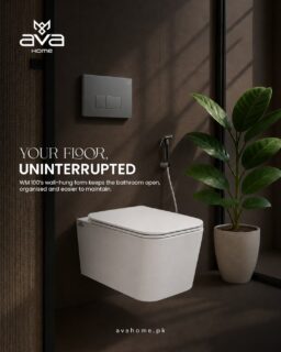 WM 100 by AVA Home | Redefining Modern Bathroom Elegance

Bring a sophisticated touch to your bathroom with the WM 100 Wall Hung Toilet by AVA Home—designed to combine contemporary aesthetics, everyday comfort, and reliable performance.

Its sleek wall-hung design creates a clean, spacious, and modern appearance, while the elevated installation makes bathroom floor cleaning more convenient. Crafted from premium-quality ceramic, the WM 100 is built to deliver lasting durability and effortless maintenance.

Contemporary Wall-Hung Design
Premium Ceramic Finish
Space-Saving & Minimalist Profile
Easy-to-Clean Surface
Comfortable & Practical Design
Built for Long-Lasting Performance
Perfect for Residential & Commercial Projects

📲 Inquiry / WhatsApp: 0325-0000211
🌐 Visit: www.avahome.pk

#AVAHome #WM100 #WallHungToilet #WallMountedToilet #ModernBathroom #SanitaryWare #ModernSanitaryWare #BathroomDesign #BathroomInterior #BathroomRenovation #CeramicToilet #BathroomFixtures #PremiumSanitaryWare #ContemporaryBathroom #ModernHome #LuxuryBathroom #BathroomSolutions #BathroomInspiration #InteriorDesign #HomeImprovement #Architects #Builders #Contractors #ConstructionPakistan #Pakistan